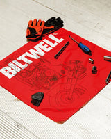 Bandana Moto Biltwell Pan Red - cafetwin