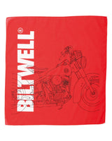 Bandana Moto Biltwell Pan Red - cafetwin