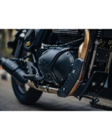 Compact Black Crash Bars for Bear / Interceptor / Continental GT 650 - Royal Enfield - cafetwin