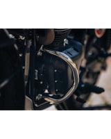 Motorschutzbügel Kompatibel Silver für Bear / Interceptor / Continental GT 650 - Royal Enfield - cafetwin