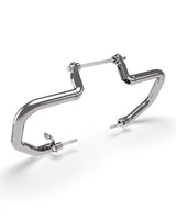 Compact Silver Engine Bars for Classic 650 - Royal Enfield - cafetwin