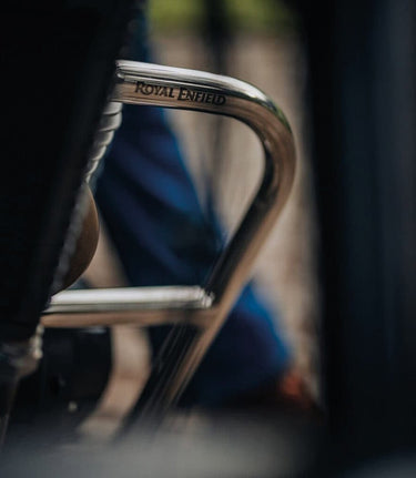 Barres de Protection Moteur Larges Silver pour Bear / Interceptor / Continental GT 650 - Royal Enfield - cafetwin