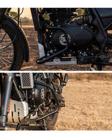 Barre Paramotore per Himalayan / Scram 411 Royal Enfield Nere - cafetwin