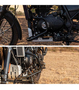 Crash Bars for Himalayan / Scram 411 Royal Enfield Black - cafetwin