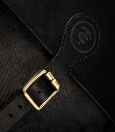 Leather Top Case for Himalayan - Black - Cafe Twin x Trip Machine - cafetwin