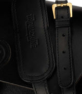 Leather Top Case for Himalayan - Black - Cafe Twin x Trip Machine - cafetwin