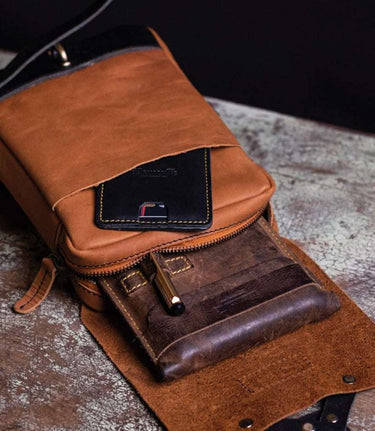 Trip Machine Leg Bag - Vintage Tan - cafetwin