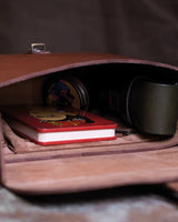 Bolsa Lateral "Classic" Trip Machine - Conhaque - cafetwin