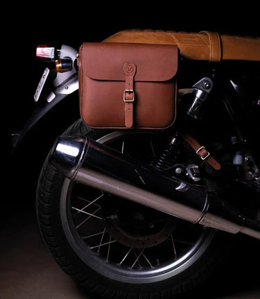 Saddlebag "Classic" Trip Machine - Cognac - cafetwin