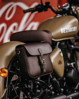 Trip Machine "Classic" Side Bag - Brown - cafetwin