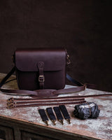 Trip Machine "Classic" Side Bag - Brown - cafetwin