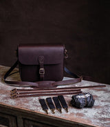 Saddlebag "Classic" Trip Machine - Brown - cafetwin