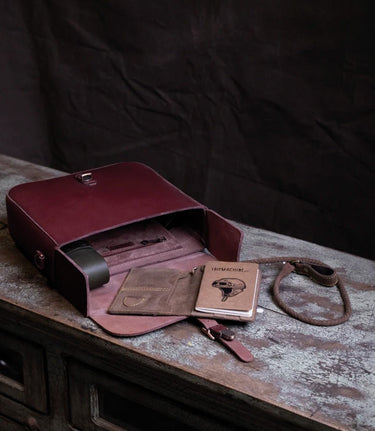 Saddlebag "Classic" Trip Machine - Red - cafetwin