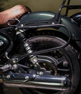 Saddlebag Expedition Blue with Brackets - cafetwin