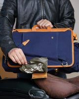 Expedition Blue Side Bag with Brackets - cafetwin
