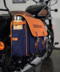 Borsa Laterale Expedition Blue con Staffe - cafetwin