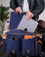Expedition Blue Side Bag with Brackets - cafetwin