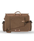 Borsa Laterale Expedition Marrone con Staffe - cafetwin