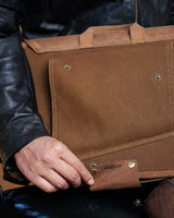 Expedition Brown Side Bag with Brackets - cafetwin