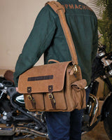 Expedition Brown Side Bag with Brackets - cafetwin