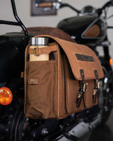 Expedition Brown Side Bag with Brackets - cafetwin