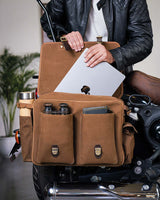 Expedition Brown Side Bag with Brackets - cafetwin