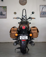Expedition Brown Side Bag with Brackets - cafetwin