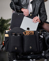 Expedition Black Side Bag with Brackets - cafetwin