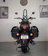 Saddlebag Black Expedition with Brackets - cafetwin