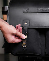 Expedition Black Side Bag with Brackets - cafetwin