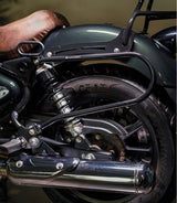 Saddlebag Black Expedition with Brackets - cafetwin