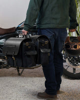 Expedition Black Side Bag with Brackets - cafetwin