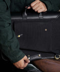 Borsa Laterale Expedition Nera con Staffe - cafetwin