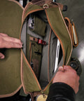 Borsa Laterale Expedition Verde con Staffe - cafetwin