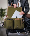 Borsa Laterale Expedition Verde con Staffe - cafetwin