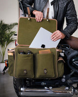 Expedition Green Side Bag with Brackets - cafetwin