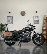 Saddlebag Expedition Green with Brackets - cafetwin