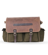 Saddlebag Expedition Green with Brackets - cafetwin