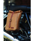 Borsa Moto Laterale Vintage Trip Machine Vintage Tan