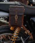 Borsa Laterale Moto Universale Moto Sling Bag Cognac - cafetwin