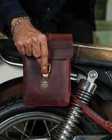 Universal Motorcycle Side Bag Moto Sling Bag Red - cafetwin
