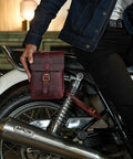 Borsa Laterale Moto Universale Moto Sling Bag Rossa - cafetwin