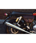 Borsa Laterale per Interceptor / Continental GT 650 / Bear 650 - Marrone - cafetwin