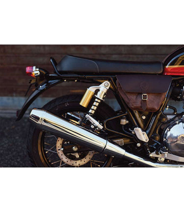 Saddlebag for Interceptor / Continental GT 650 / Bear 650 - Brown - cafetwin