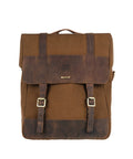 Borsa Laterale Ventura in Canvas & Pelle Cafe Twin x Trip Machine Marrone - cafetwin