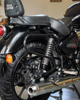 Ventura Canvas & Leather Side Bag Cafe Twin x Trip Machine Black - cafetwin