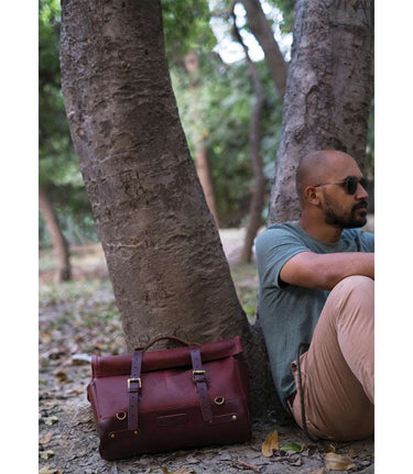 Sacoche latérale Vintage Cherry Red - Trip Machine - cafetwin