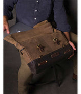Vintage Brown Side Bag - Trip Machine - cafetwin