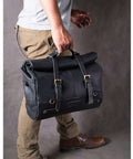 Borsa Laterale Vintage Nera - Trip Machine - cafetwin