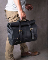Vintage Black Side Bag - Trip Machine - cafetwin